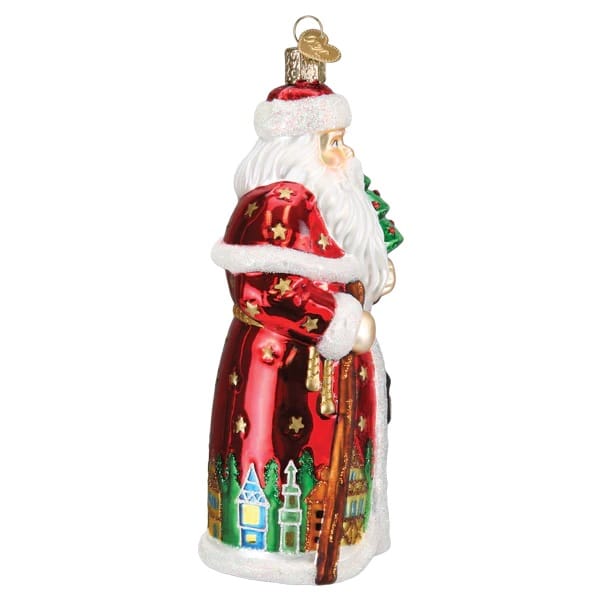 German Weihnactsmann Santa Ornament Old World Christmas Side