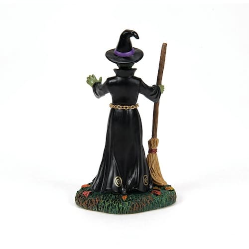 Ghouls Goblins Halloween Village Dept 56 Black Cloak Back