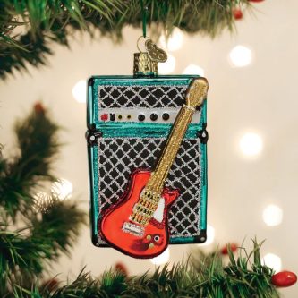 Guitar And Amp Ornament Old World Christmas