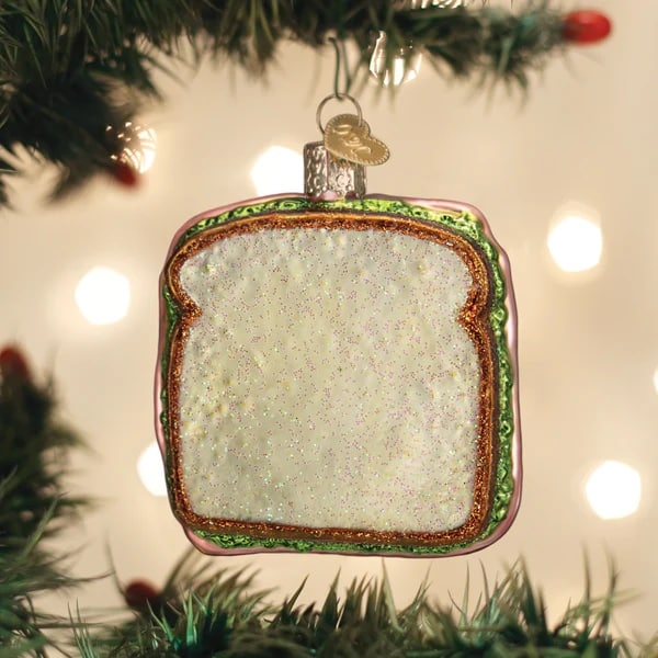 Ham and Cheese Sandwich Ornament Old World Christmas