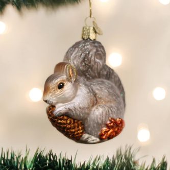 Hungry Squirrel Ornament Old World Christmas