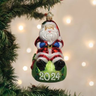 Jovial Santa 2024 Ornament Old World Christmas
