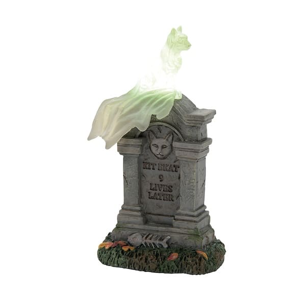 Kit E Kat Tombstone Halloween Village Dept 56
