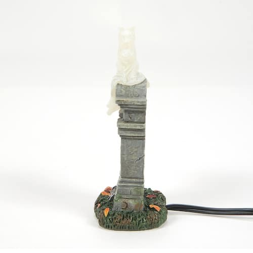 Kit E Kat Tombstone Halloween Village Dept 56 Side