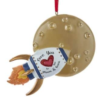 Love To The Moon Ornament