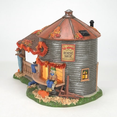 Make Take Scarecrow Shack Halloween Village Dept 56 Side Two