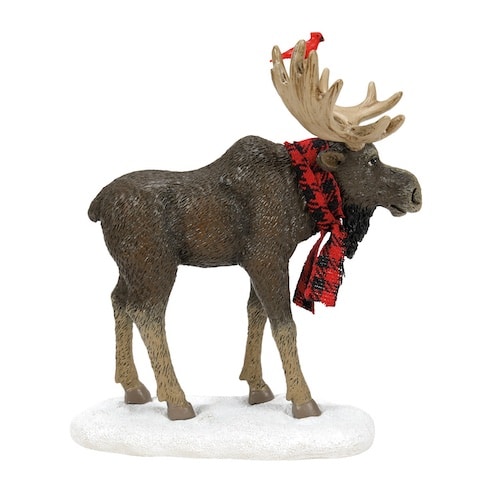 Merry Christmoose Village Accessory Dept 56 Side