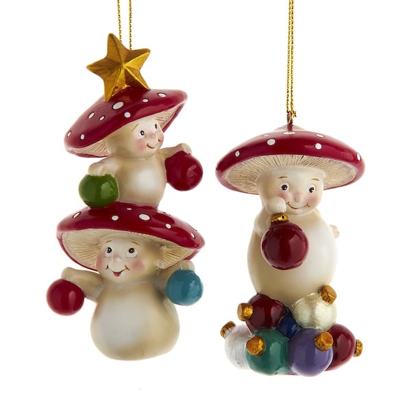 Merry Mushrooms Ball Ornaments