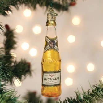 Miller High Life Bottle Ornament Old World Christmas