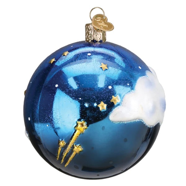 Moon Glow Round Ornament Old World Christmas Back