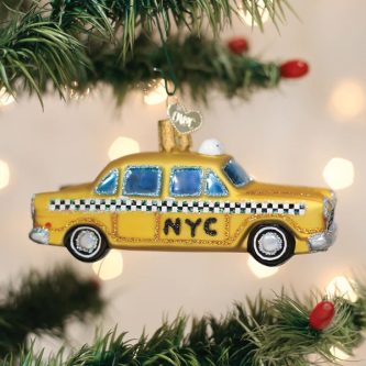 N Y C Taxi Ornament Old World Christmas