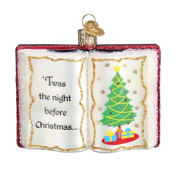 Night Before Christmas Ornament Old World Christmas Open