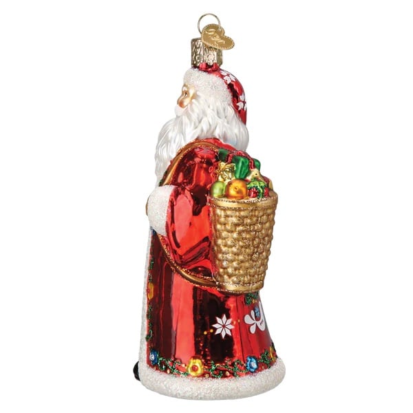 Norwegian Julenisse Santa Ornament Old World Christmas Side