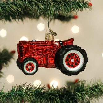 Old Farm Tractor Ornament Old World Christmas