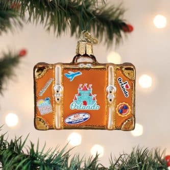 Orlando Suitcase Ornament Old World Christmas