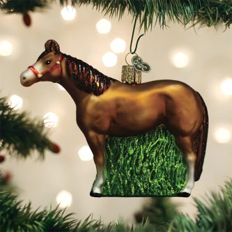 Quarter Horse Ornament Old World Christmas
