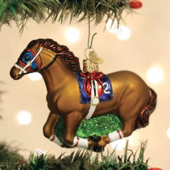 Racehorse Ornament Old World Christmas