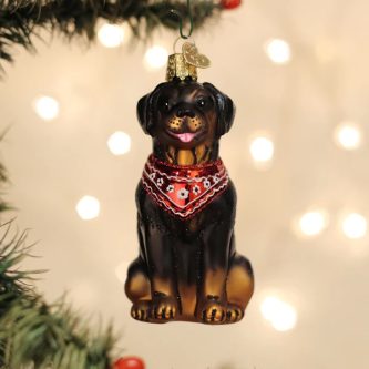 Rottweiler Ornament Old World Christmas