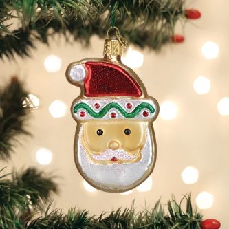 Santa Sugar Cookie Ornament Old World Christmas