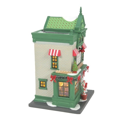 Santas Corner Confectionery Christmas in the City Village Dept 56 Side Two