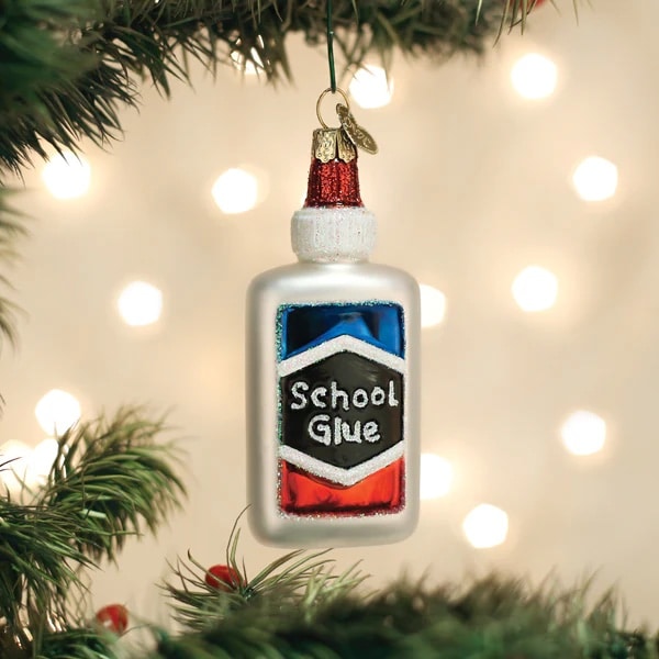 School Glue Ornament Old World Christmas