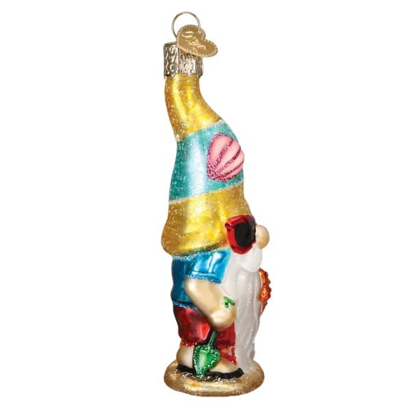 Seaside Gnome Ornament Old World Christmas Side