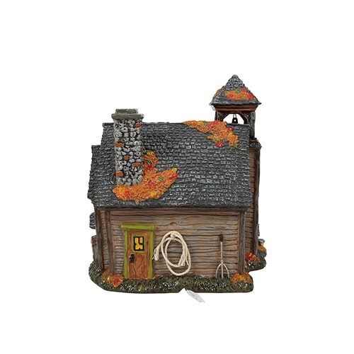 Sleepy Hollow School House Halloween Village Dept 56 Side