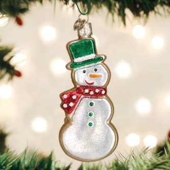 Snowman Sugar Cookie Ornament Old World Christmas