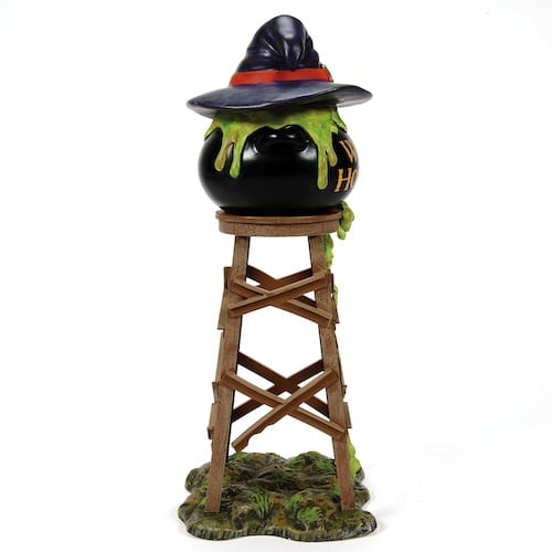 Witch Hollow Water Tower Halloween Village Dept 56 Side