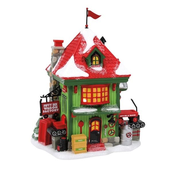 56 Wagon Factory North Pole Village Dept 56