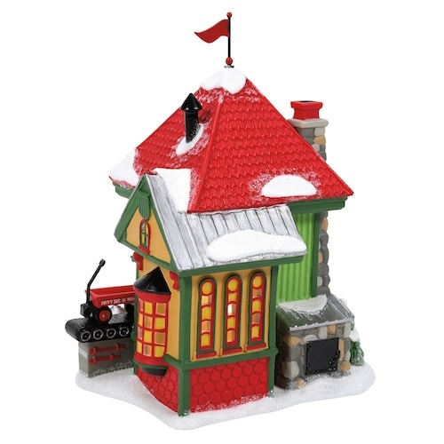 56 Wagon Factory North Pole Village Dept 56 Back