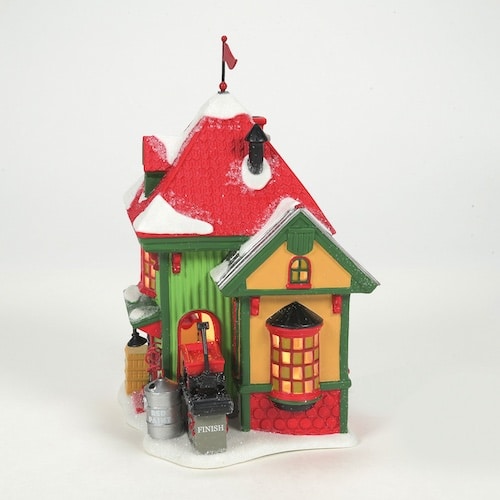 56 Wagon Factory North Pole Village Dept 56 Side