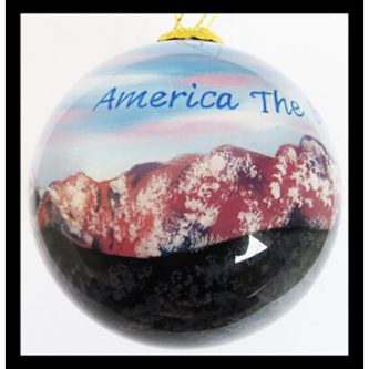 America The Beautiful Ornament