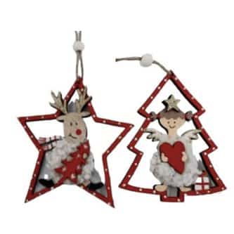 Angel Or Reindeer Ornaments