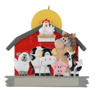 Barnyard Animals Ornament Personalize