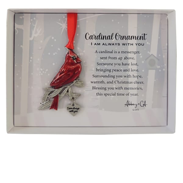 Cardinal Always with You Ornament