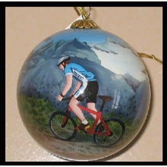 Colorado Single Biker Ornament