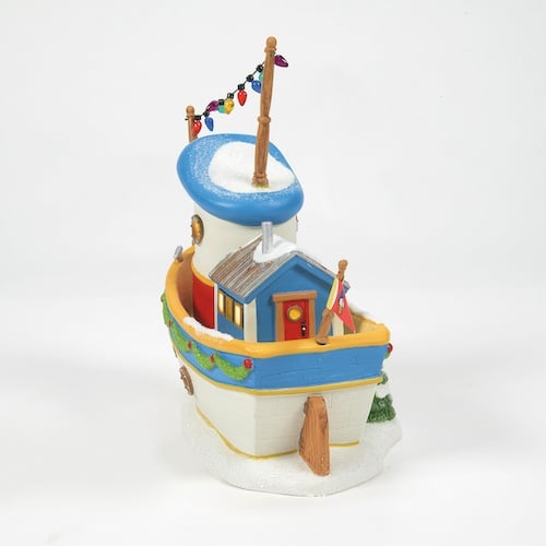 Duck the Halls Disney Village Dept 56 Back