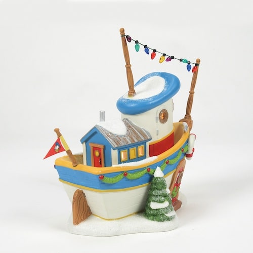 Duck the Halls Disney Village Dept 56 Side Back