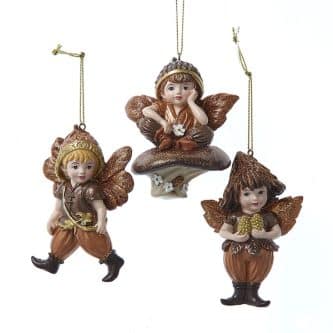 Enchanted Forest Little Fairy Ornaments