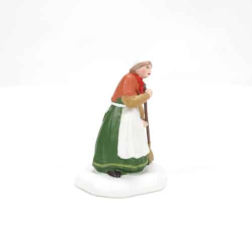 Friends Neighbors Dickens Village Dept 56 Sweeping Side