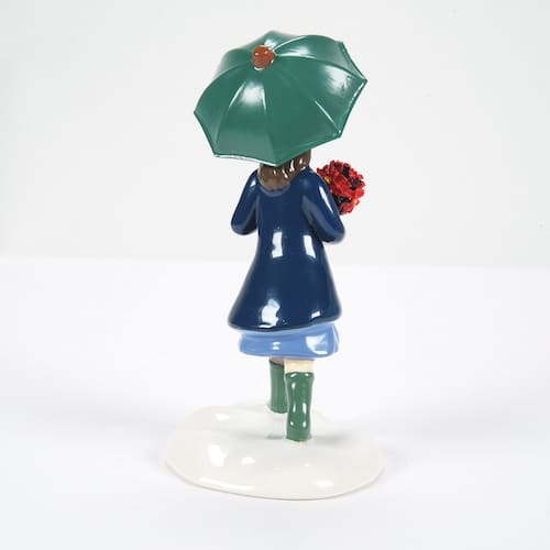 Friends Neighbors Snow Village Dept 56 Back Umbrella