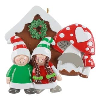 Gnome Sweet Gnome Home Ornament Personalize