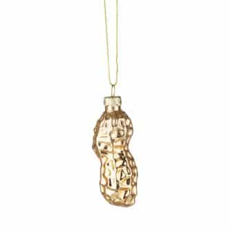 Gold Peanut Ornament