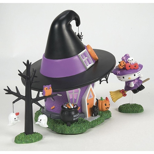 Hello Kittys Witch Tower Sanrio Village Dept 56 Side Front