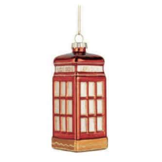 London Phone Box Ornament