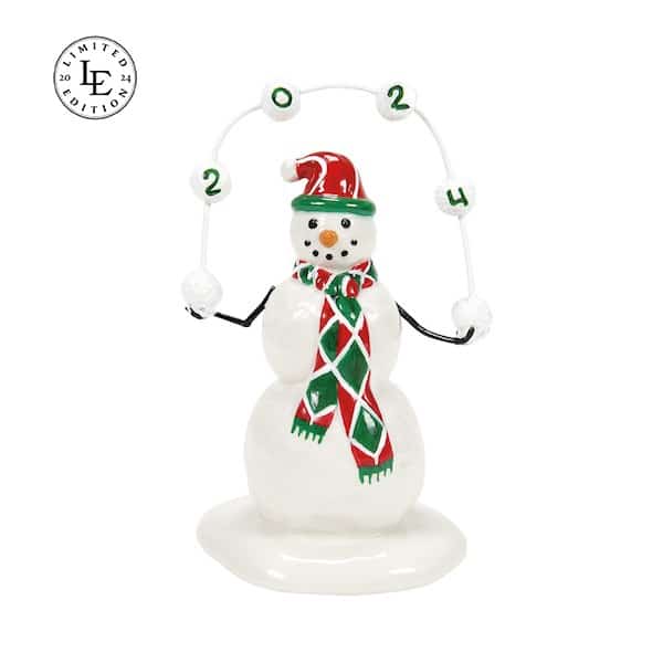 Lucky the snowman 2024 village accessory dept 56