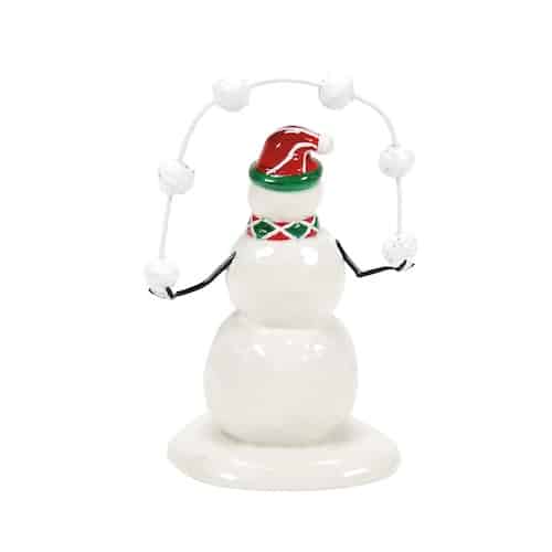 Lucky the Snowman 2024 Village Accessory Dept 56 Back