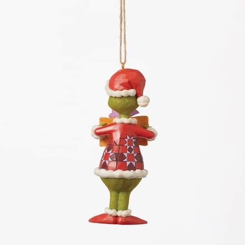 Merry Whatever Grinch Ornament Jim Shore Back