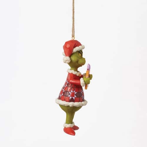 Merry Whatever Grinch Ornament Jim Shore Side